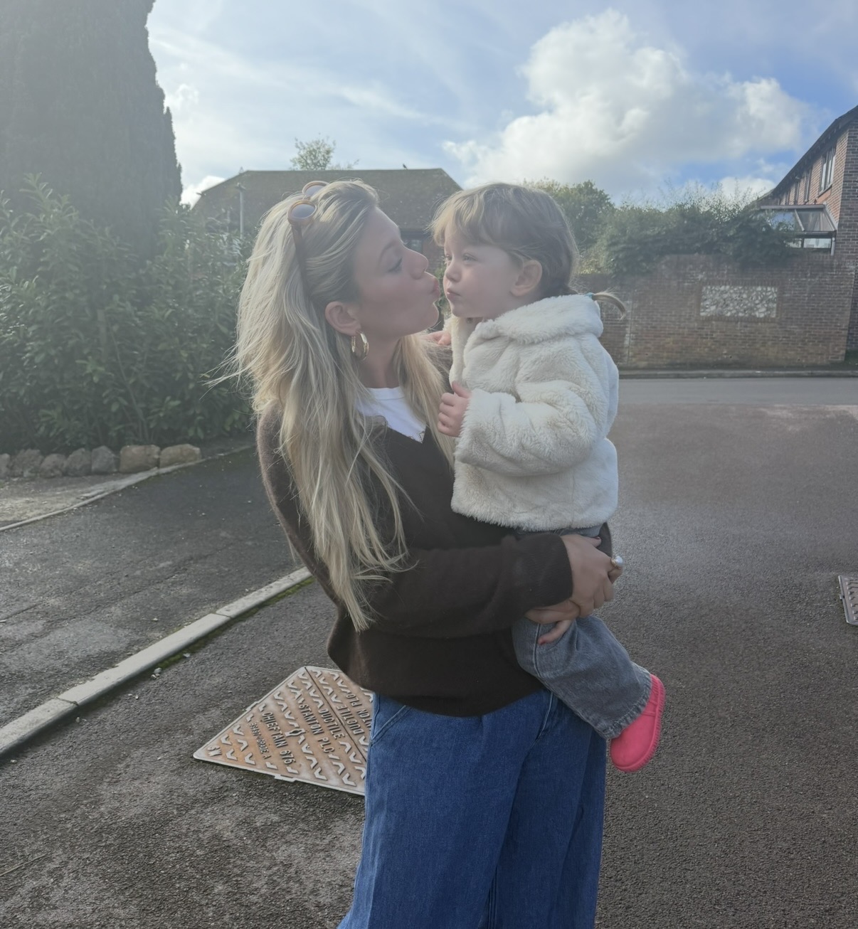 Mollie with her niece